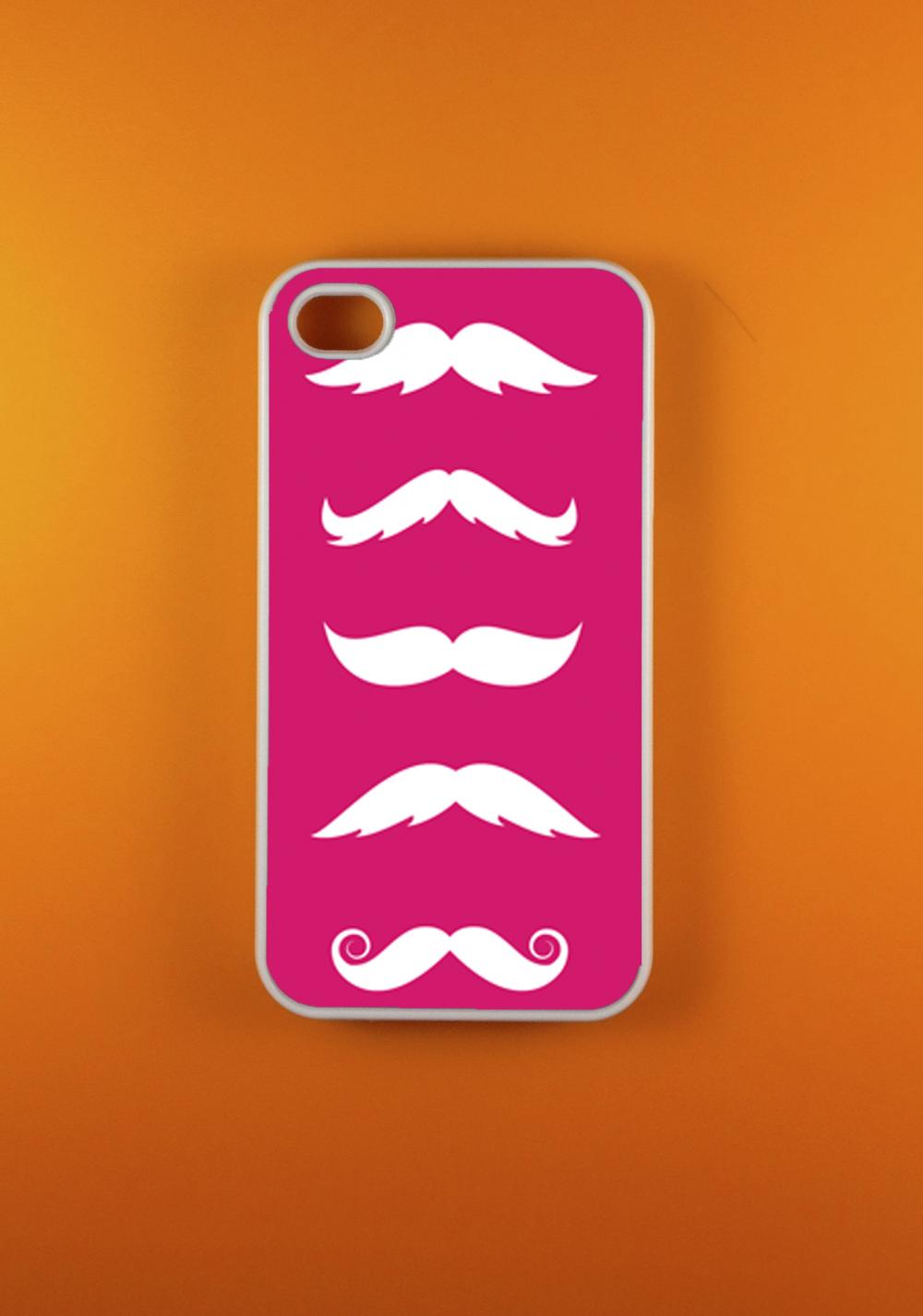 Mustache Iphone 4 Case, Iphone 4s Case, Iphone Case, Iphone 4 Cover