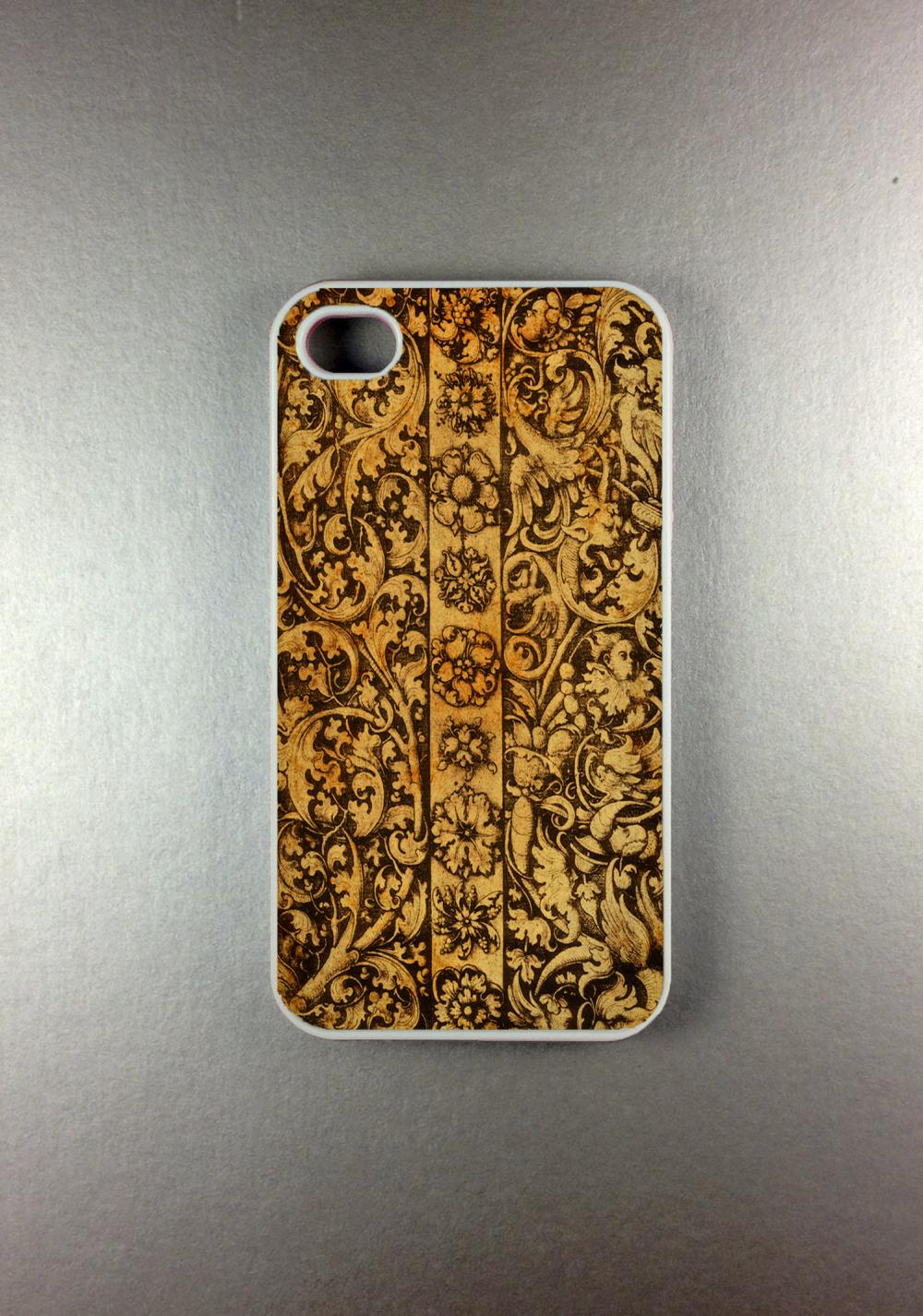 Iphone 4 Case - Carved Wood Iphone 4s Case, Iphone Case, Iphone 4 Cover